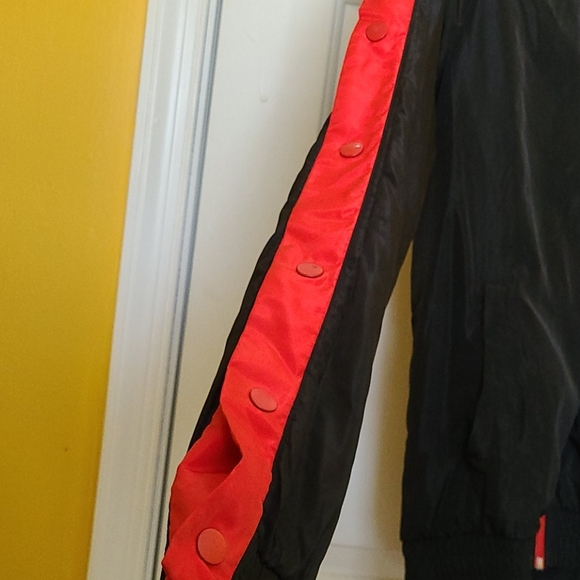 Men's Forever 21 Full Zip Jacket w/snap Sleeves - Picture 4 of 10